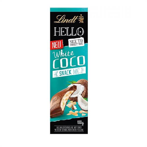 Lindt Hello Crunchy Coconut Imported